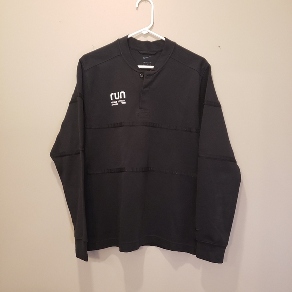 Nike Golf Club Dri-FIT Men's Henley Rugby Shirt The League Apparel Size M - Picture 1 of 8